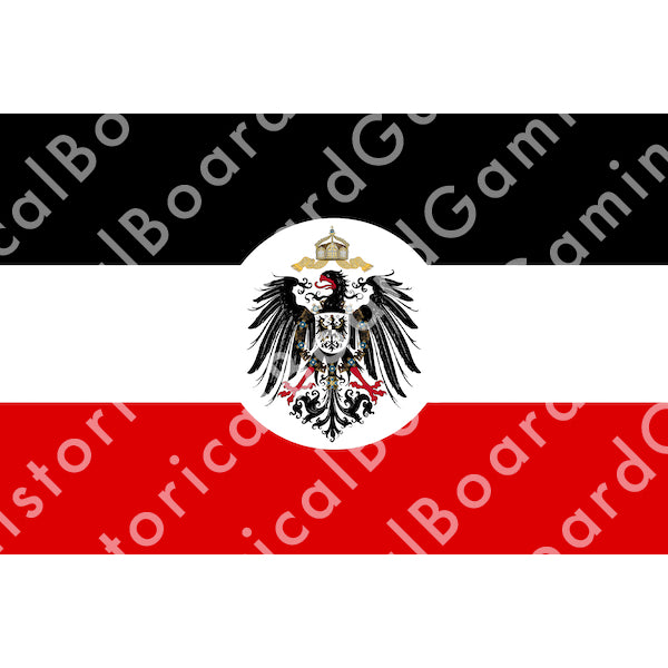 HBG Battle Labels- German Colonial Flag (1884-1918)