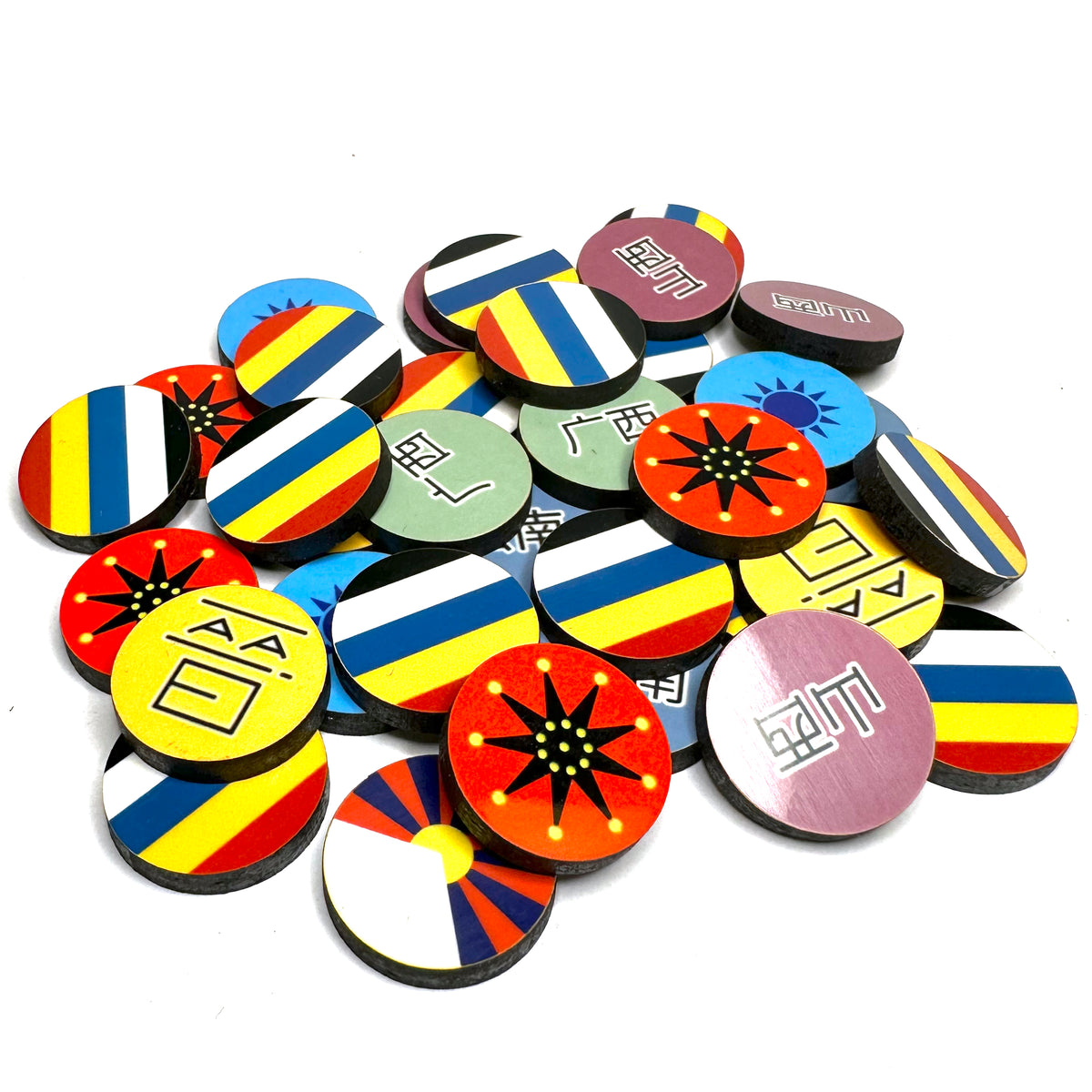 Chinese Warlord Roundel Set (Global War 1914) 35/set