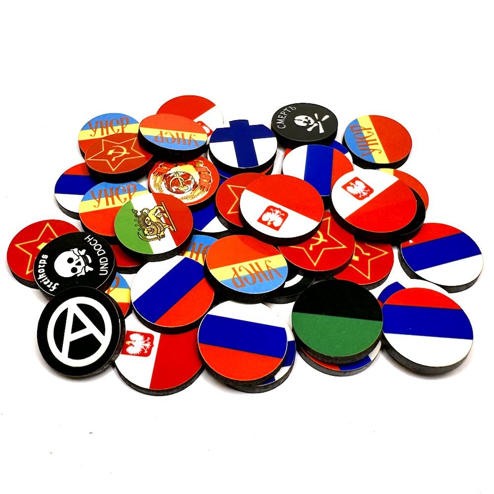 Russian Revolution Card Deck & Roundel Set (Global War 1914) 41/set