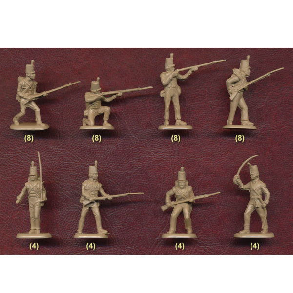 1/72 Napoleonic British Light Infantry (48) (HaT)