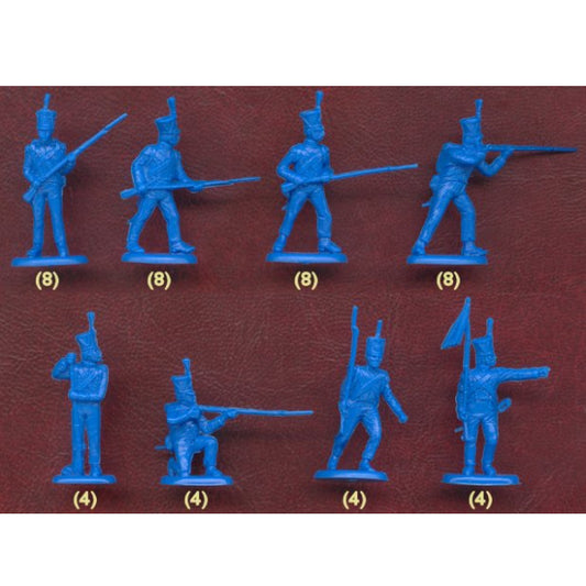 1/72 Napoleonic French Light Infantry (48) (HaT)