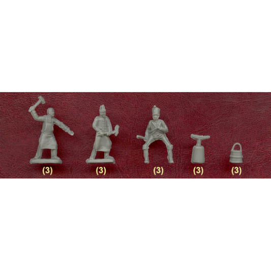1/72 Napoleonic French Horse Drawn Field Forge Wagon (w/2 Figures) (HaT)