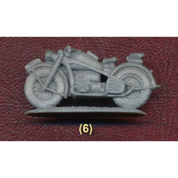 1/72 WWII German Motorcycles (6) & Soldiers (21) (HaT)