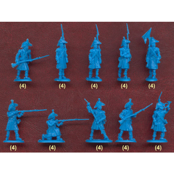 1/72 French Line Infantry in Greatcoats 1805 (HaT)