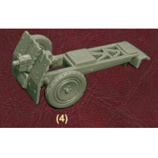1/72 WWII German 7.5cm IG18 Gun Box (HaT)