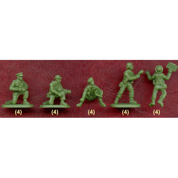 1/72 WWII British Mortar Team Box (HaT)