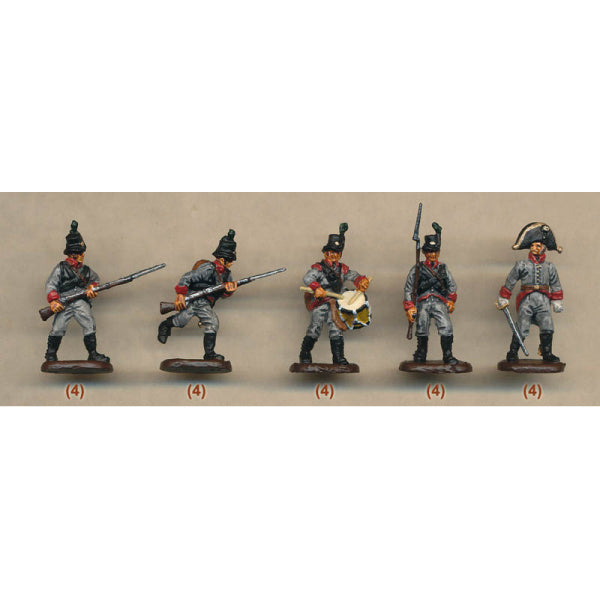 1/72 Napoleonic Austrian Landwehr (60) (HaT)