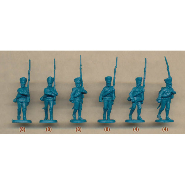 1/72 Napoleonic Prussian Infantry Marching (40) (HaT)