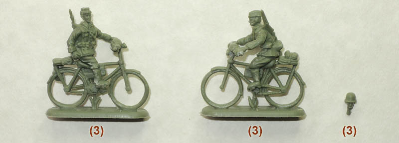 1/72 WWII German Bicycle Infantry Box (HaT)