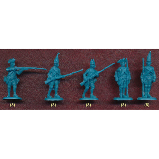 1/72 7 Years War Prussian Infantry Action (40) (HaT)