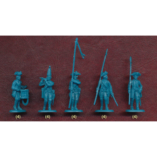 1/72 7 Years War Prussian Infantry Command (24) (HaT)