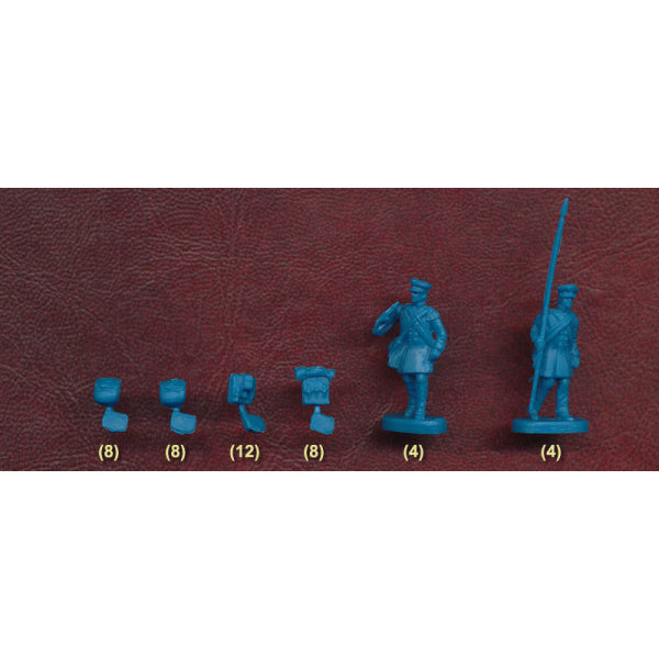 1/72 Prussian Landwehr Marching (56) (HaT)