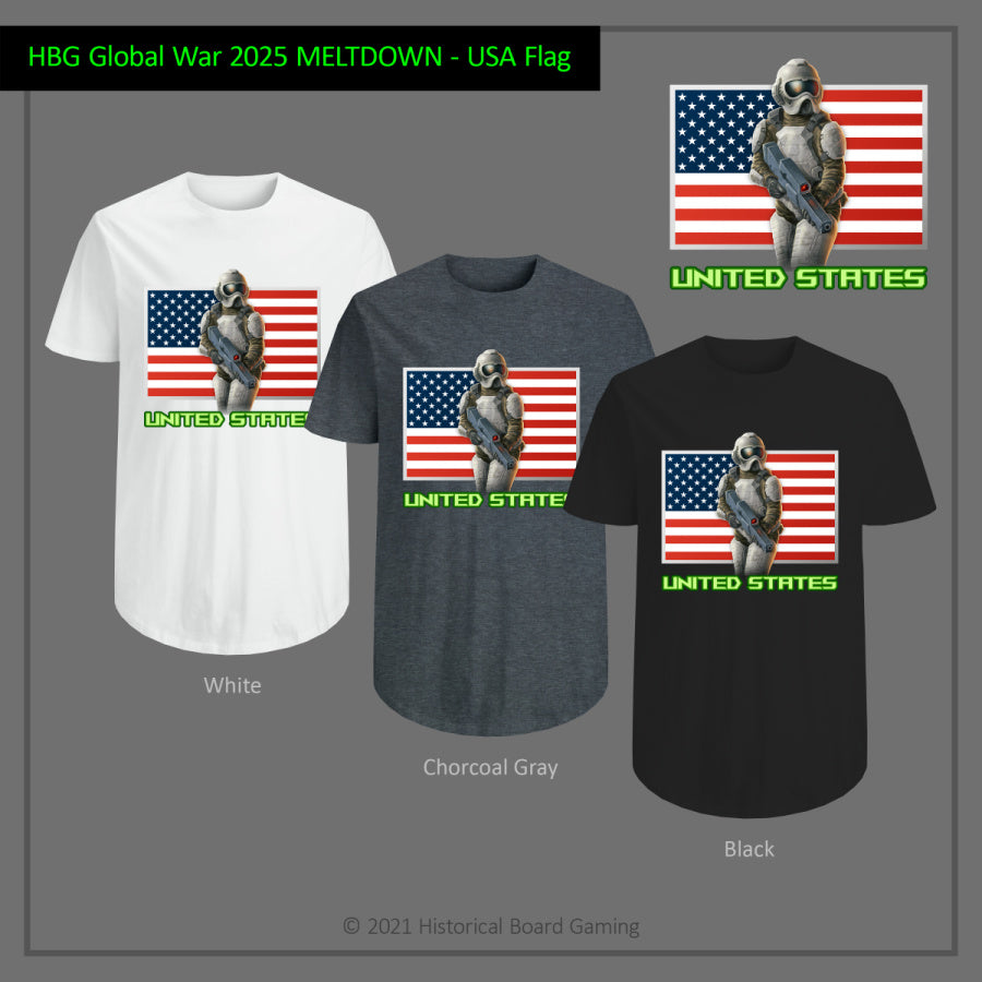 Global War Full USA Flag Tee-Shirt