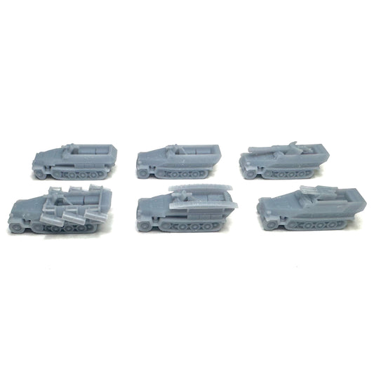 Sd.Kfz. 251 Halftrack (3D Printed) x5