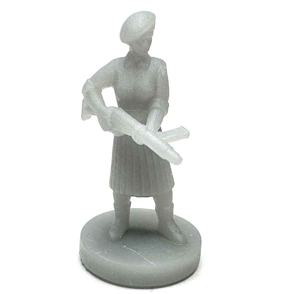 Resistance Fighter Female (3D Printed) x5