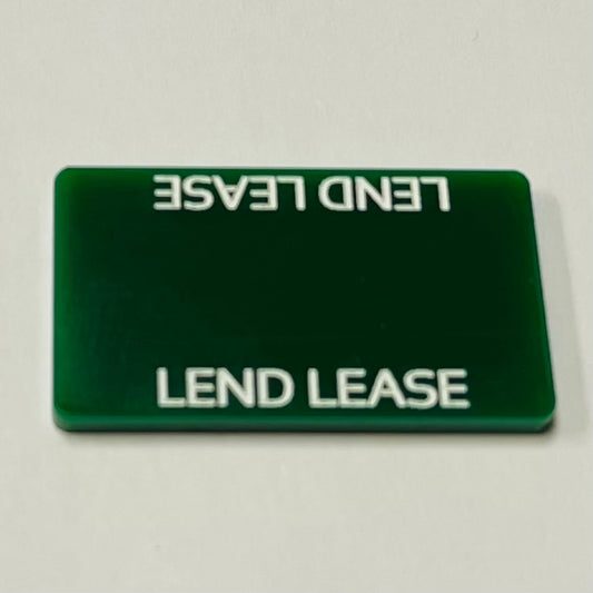 Lend Lease Marker (Acrylic) x5