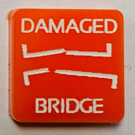 Damaged Bridge Marker (Acrylic) x5