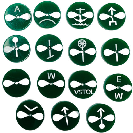 Army Flight Stand Marker (Acrylic) x5