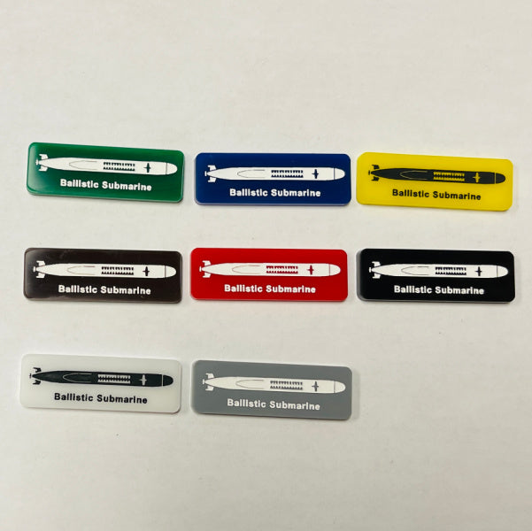 Modern Ballistic Missile Submarine Marker (Acrylic) x5