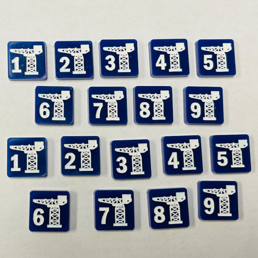 Shipyard tracking Marker (Acrylic) (18/set)