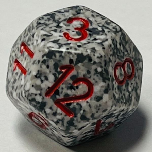 D12 (16mm) Die- Granite Speckled (x 5)