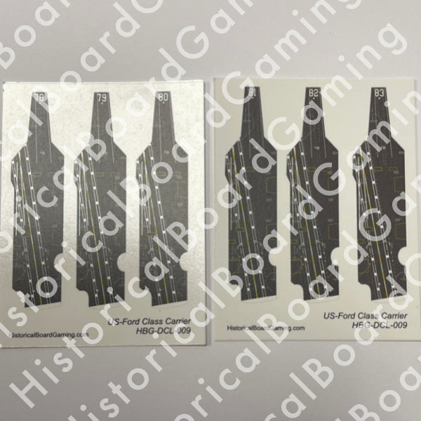 Decal Sheets, Ford Class Carrier