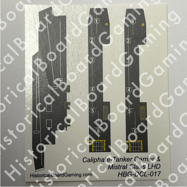 Decal Sheets, Caliphate Tanker Carrier & LHD's