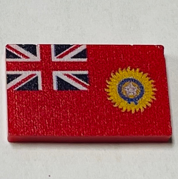 Indian Empire (Variant) Far East Command Flag (1880-1947) UVA Markers (10/set)