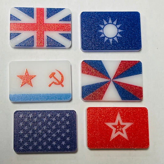 Russian Naval Ensign Flag (1935-1950) UVA Markers (10/set)