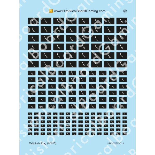 Decal Sheet, Caliphate Flag (632-P)