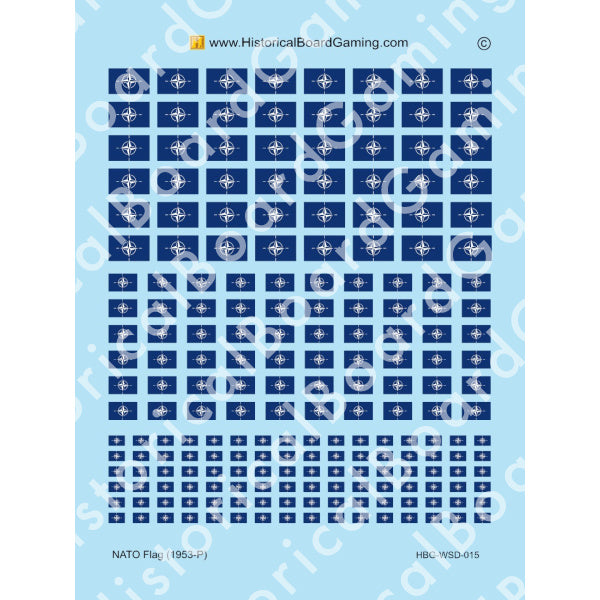 Decal Sheet, NATO Flag (1953-P)