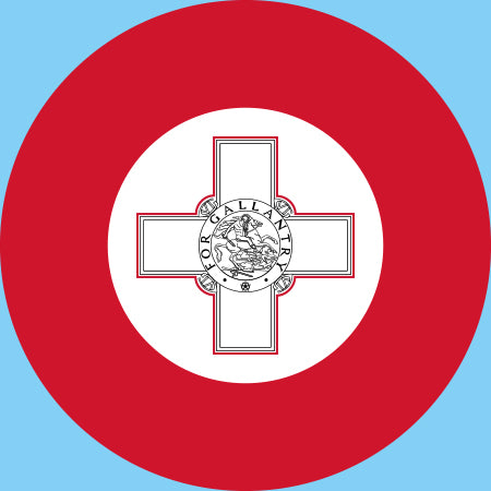 Decal Sheet, Malta (1992-P)