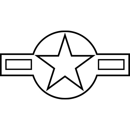 Decal Sheet, U.S.A.F. (Low Visibility-Outline)