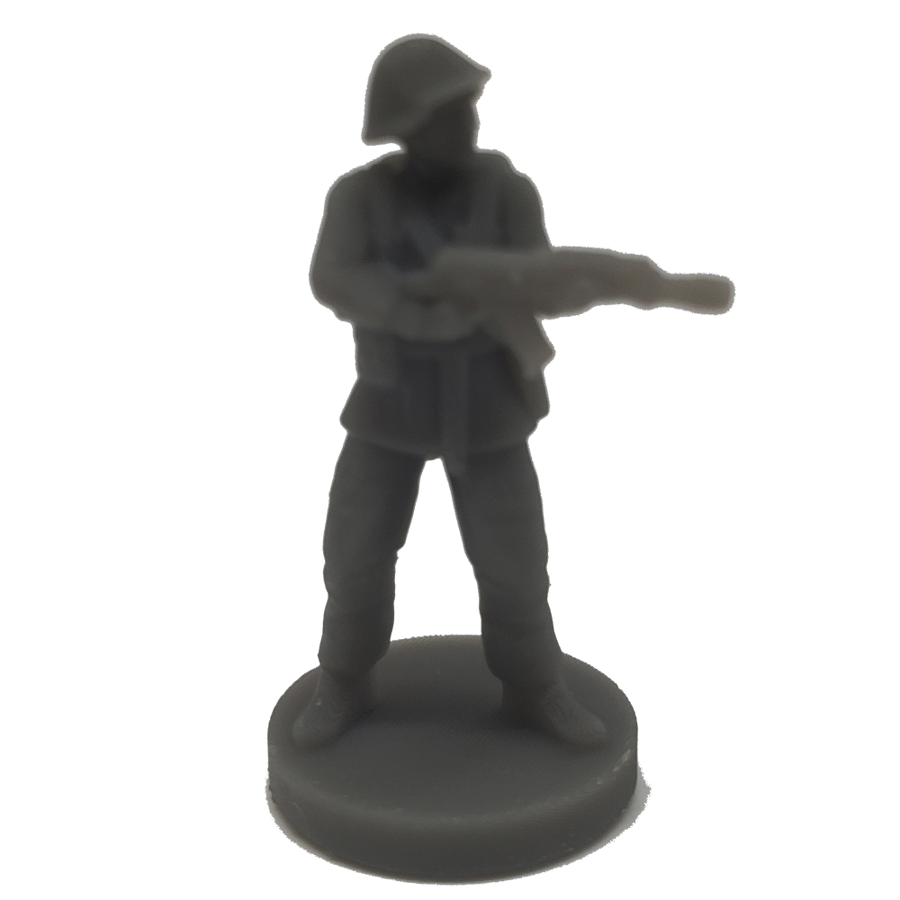East German Soldier Cold War x 5 (3D Printed)