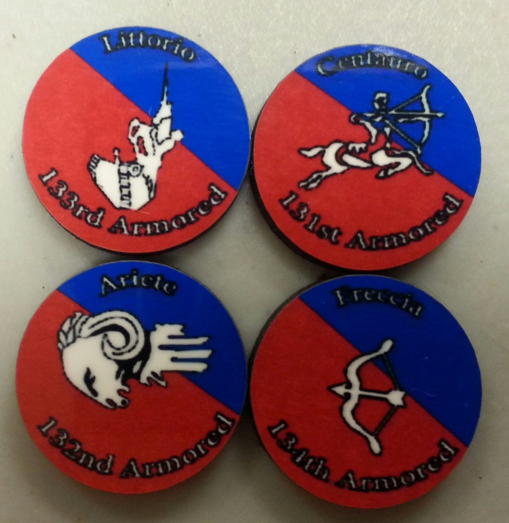 Italian Airborne and Armored Division Marker Set