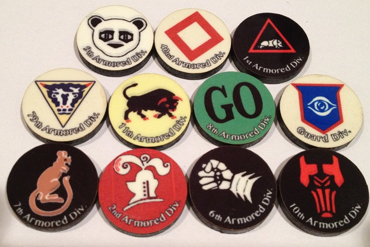 U.K. Armored Div. Marker set