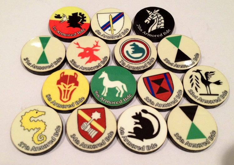 U.K. Armored Brigade Marker 15/set
