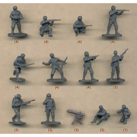 1/72 World War II US Infantry (Heller)