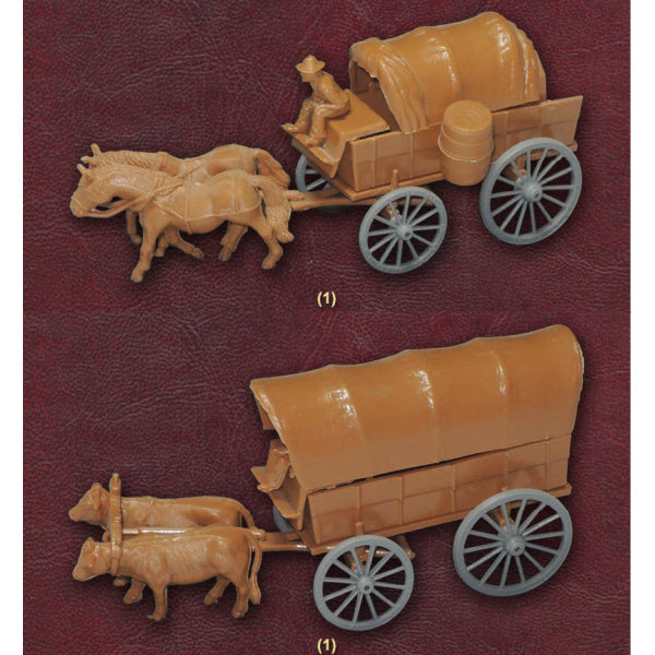 1/72 America Chuck Wagon and Prairie Schooner (IMEX)
