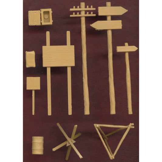 1/72 WWII Battlefield Accessories (Italeri)