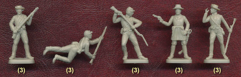 1/72 ACW Confederate Infantry Box (Italeri)