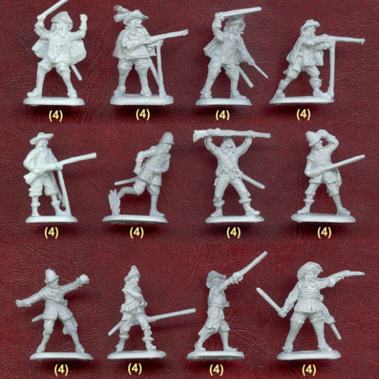 1/72 Thirty Years War French Infantry and Guard (Mars)