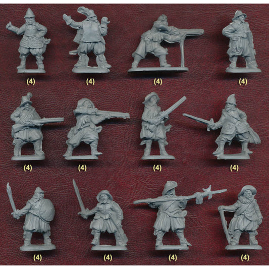 1/72 Thirty Years War Imperial Mercenary Infantry in Summer Dress (Mars)