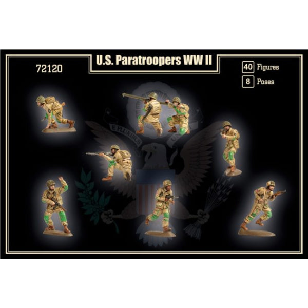1/72 WWII WWII US Paratroopers (40) (Mars)