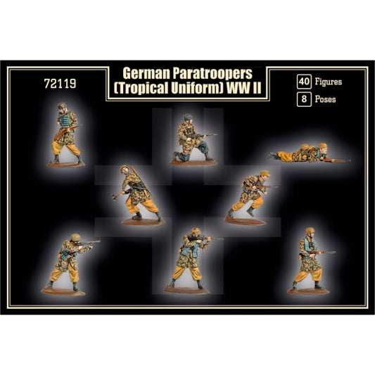 1/72 WWII German Paratroopers (Tropical Uniform) Box (Mars)