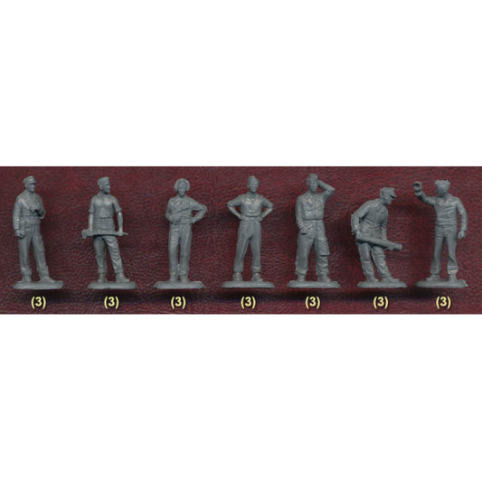 1/72 German WWII Panzer Soldiers (Basic Set 2) Box (Orion)