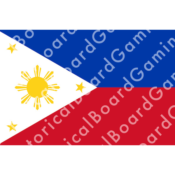 HBG Battle Labels-Philippines Flag (1898-P)