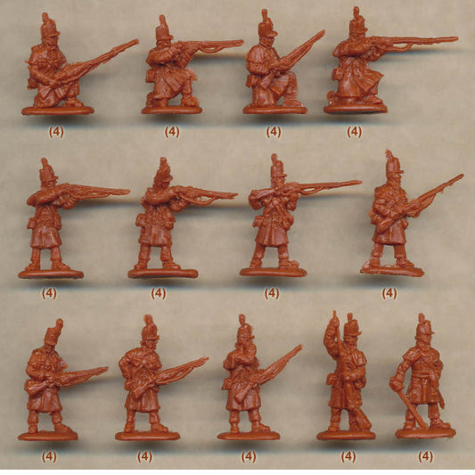 1/72 Napoleonic British Line Infantry in Overcoats 1 (STR)