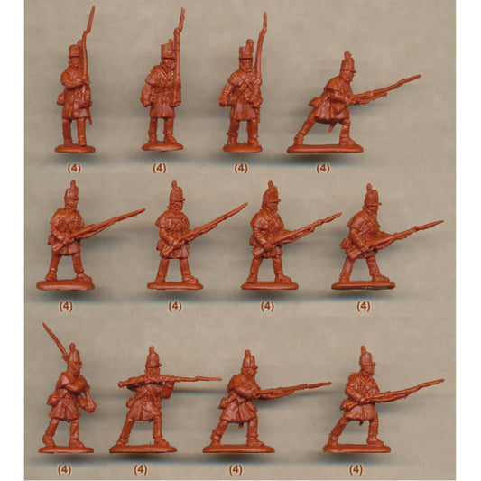 1/72 Napoleonic British Line Infantry in Overcoats 2 (STR)