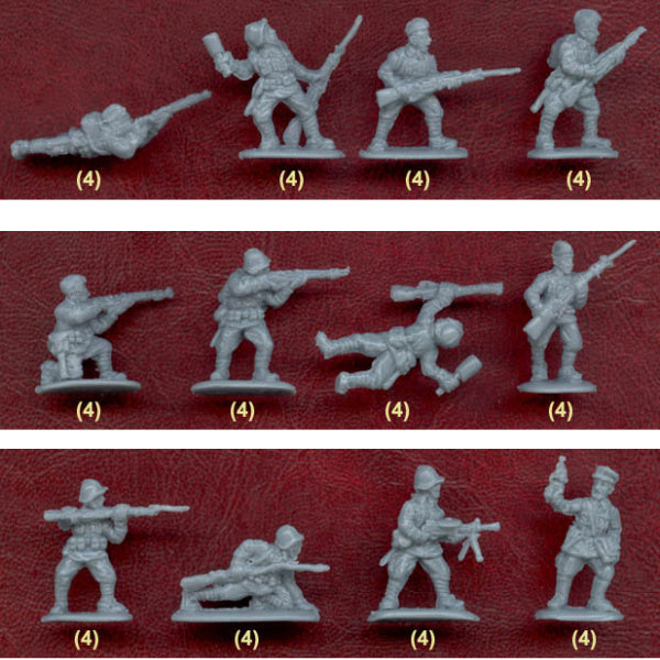 1/72 WW II RKKA Early Red Army Infantry 1939-41 (STR)